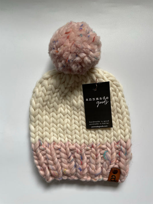 The Helen | Lux Collection | Natural with Pink Tweed