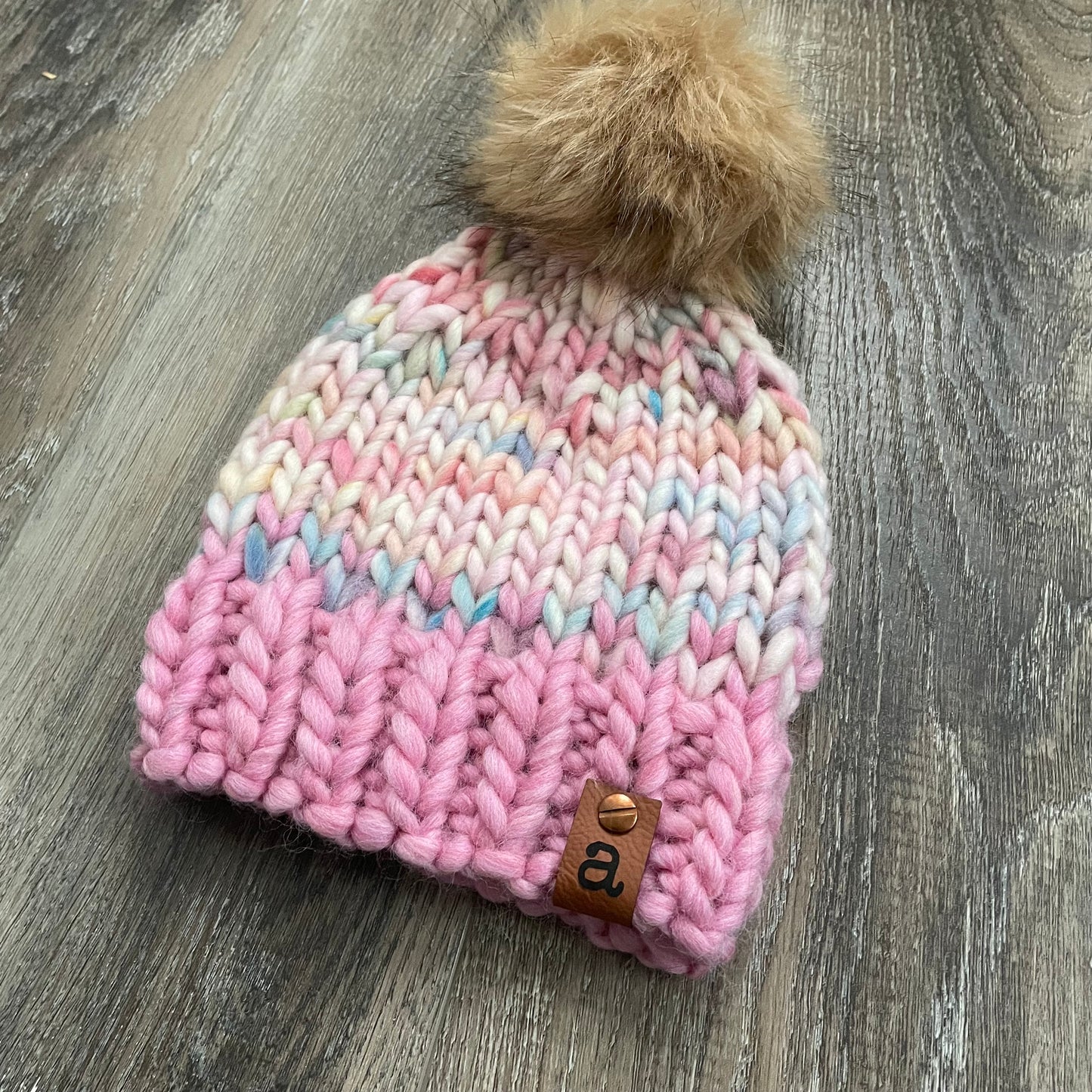 “Helen” beanie | 100% wool | Lemonade & Yarnicorn