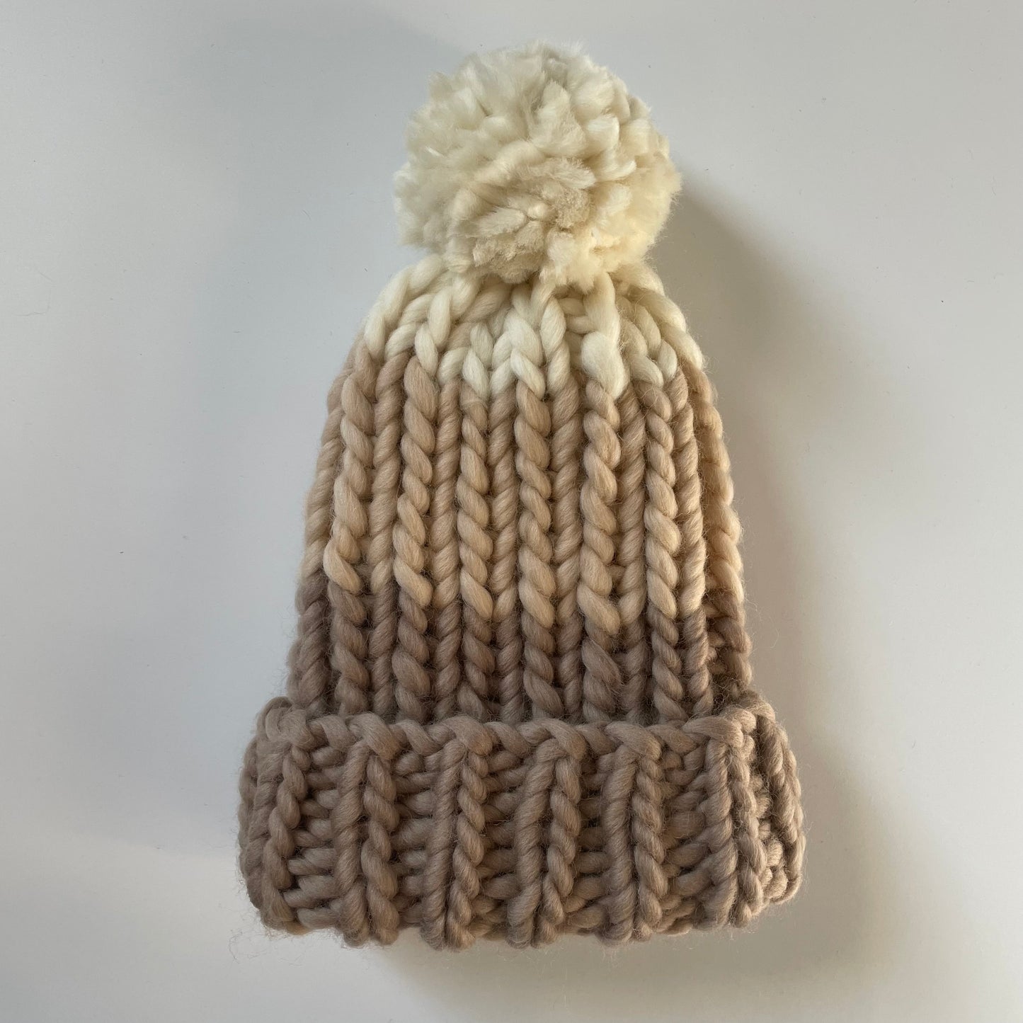 The Frank | Lux Collection | Taupe, sand and natural with matching pom pom