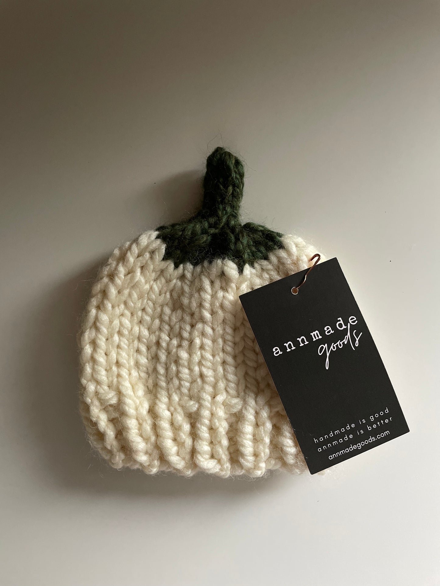 White Pumpkin Beanie