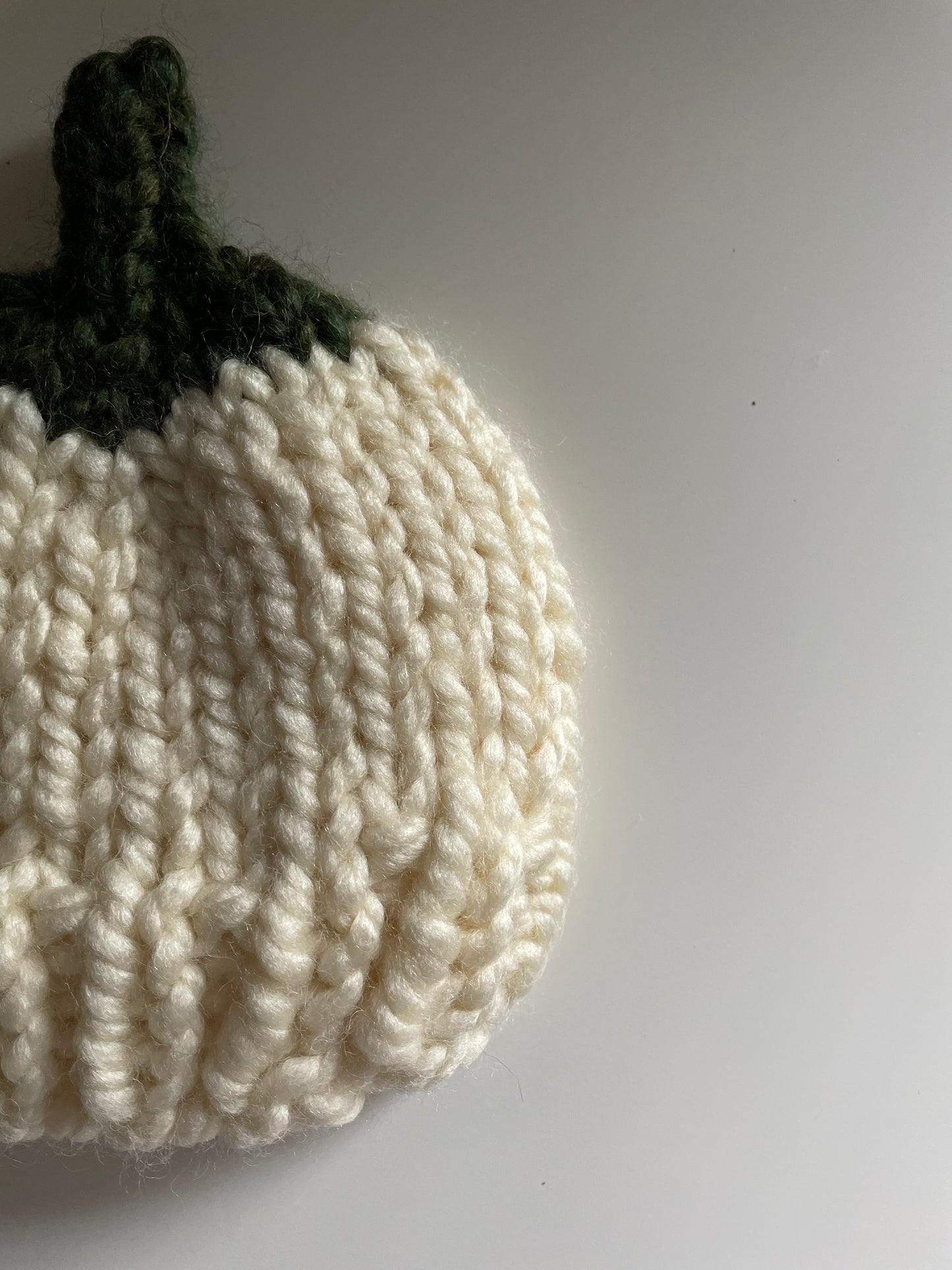 White Pumpkin Beanie