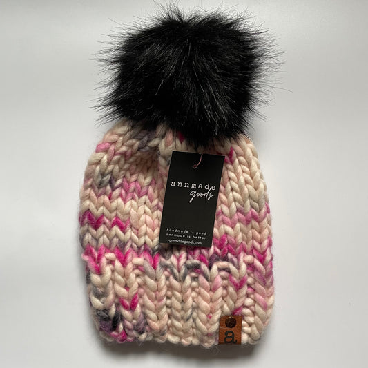 The Helen Beanie | Lux Collection | Flamingo