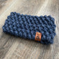 “The Kendall” ear wamer | 100% wool | Spotted Blue