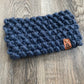 “The Kendall” ear wamer | 100% wool | Spotted Blue