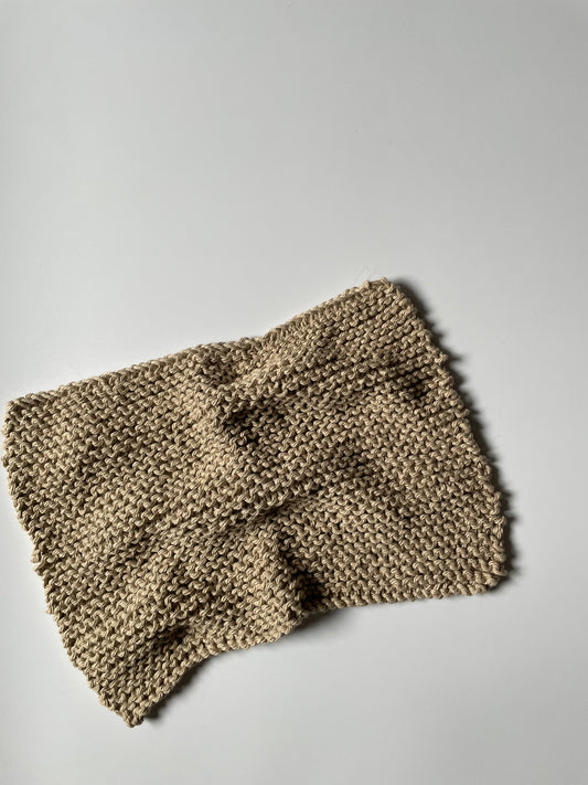 Hand Knit Cotton Washcloth